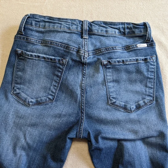 KANCAN Destroyed Zipper Ankle Skinny Jeans - Picture 9 of 12